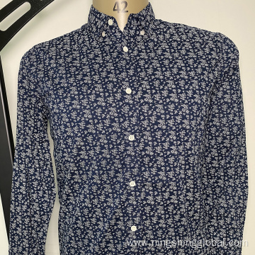 Printing Mens cotton full casual shirt